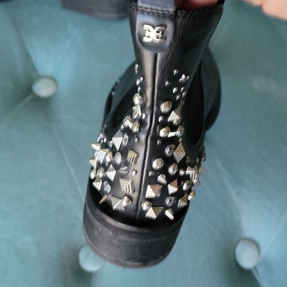 Sam Edelman rockstud leather boots - Picture 2 of 7